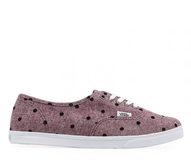 VANS |AUTHENTIC | LO PRO | BURGANDY/WHITE 101